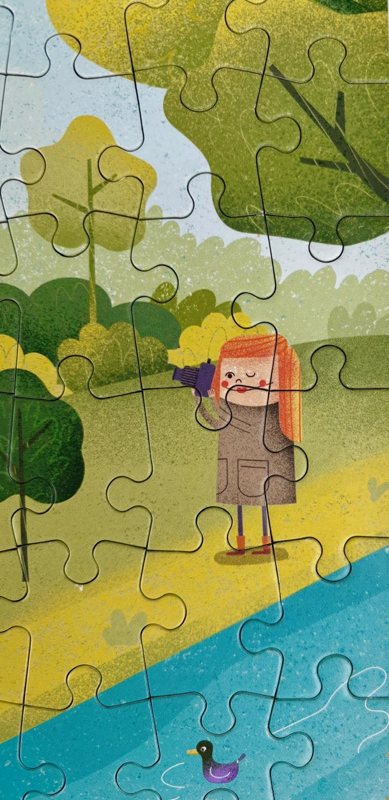 Puzzle Mapa Polski wizualizacja pudełka język angielski