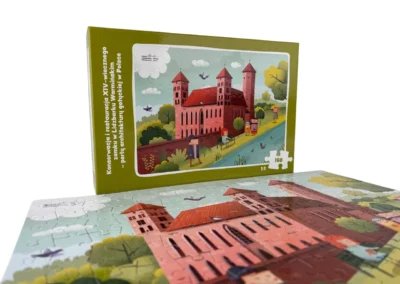Puzzle zamek Lidzbark