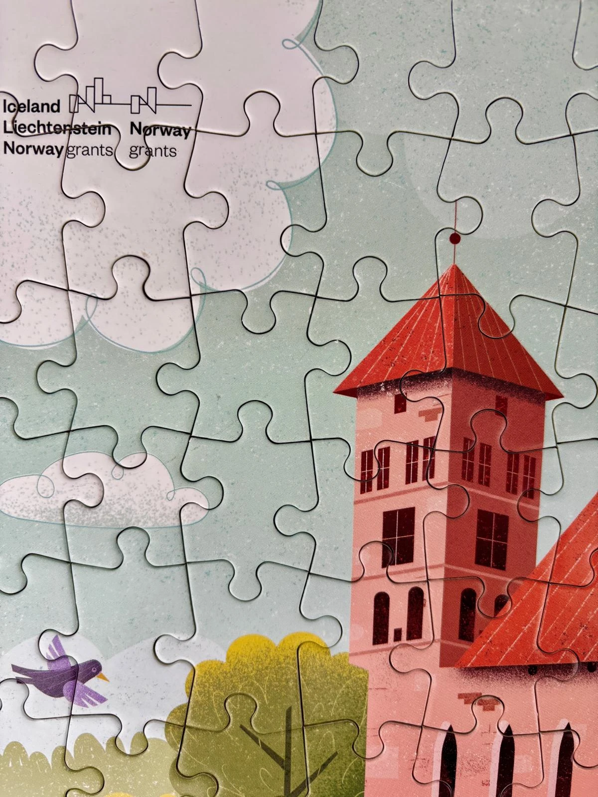 Puzzle Mapa Polski wizualizacja pudełka język ukraiński