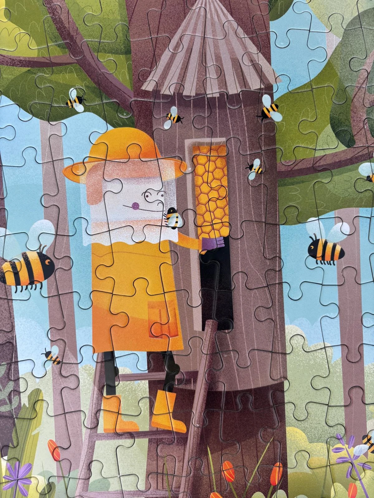 Puzzle Mapa Polski wizualizacja pudełka język angielski