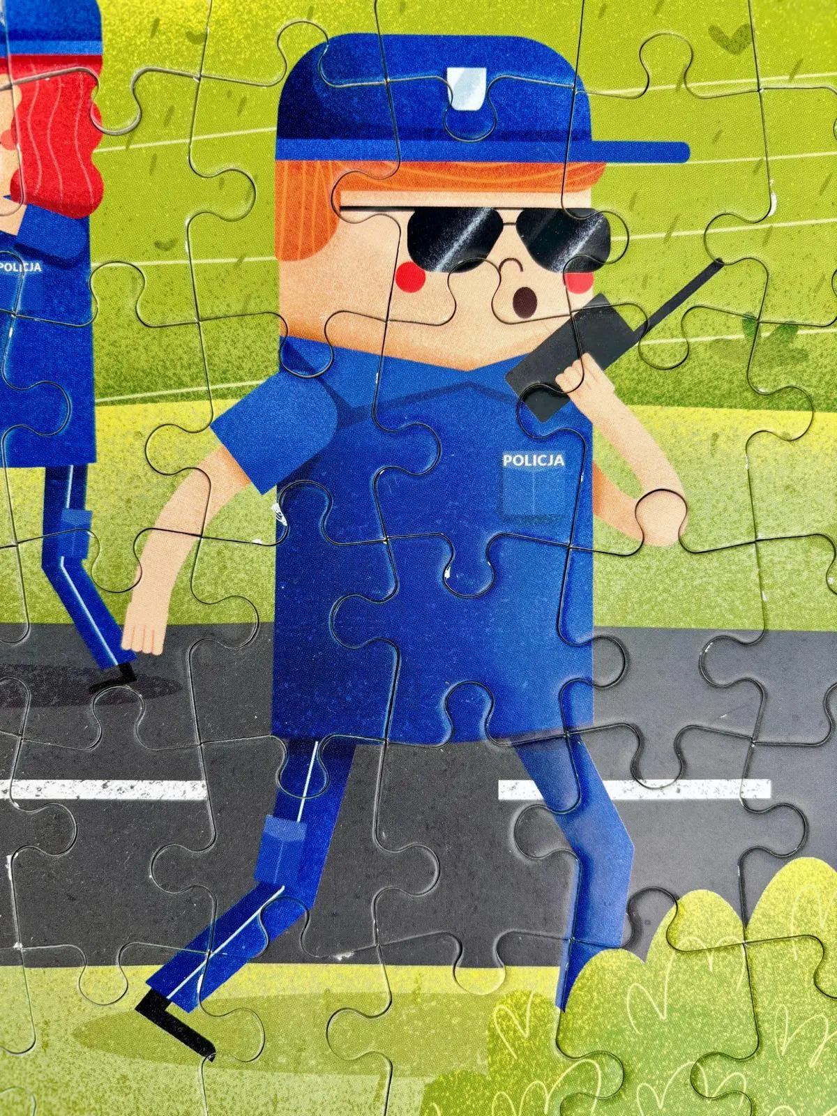 Puzzle Mapa Polski wizualizacja pudełka język francuski